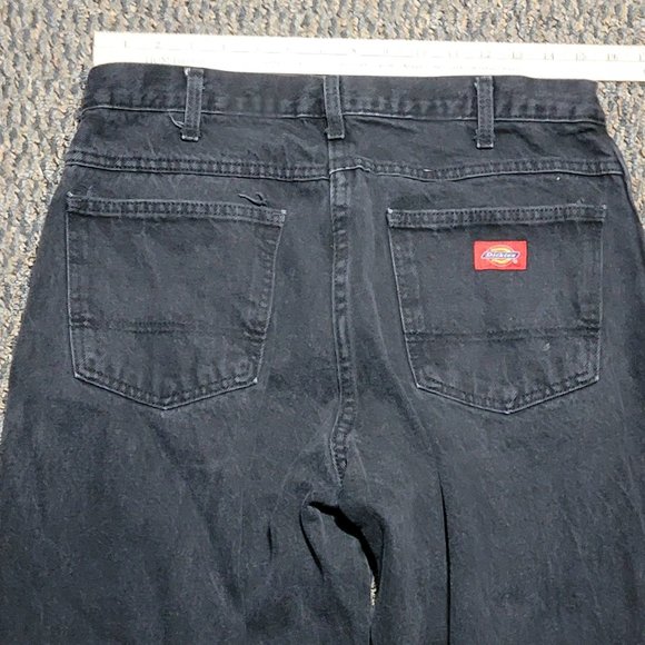 Dickies Women's  Black Jeans Size 16 High Waisted Vintage Style - Picture 6 of 16